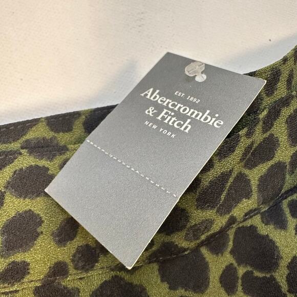 Abercrombie & Fitch Wrap Skirt Leopard Print Small - Picture 4 of 9